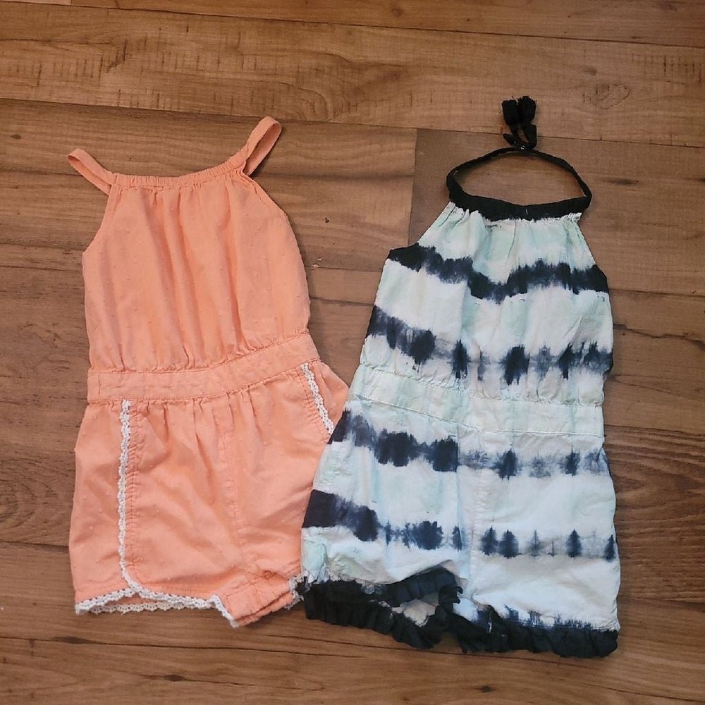 Rompers  Size 2T  Both in like new condition